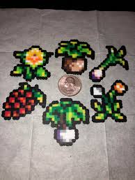 Round two of Stardew mini Perler bead project: Spring Foraging Items. :  rStardewValley