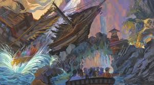 Pirates Of The Caribbean Ride Concept Art Google Search Disney Concept Art Theme Park Disney Theme Parks