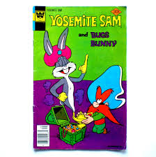 Cartoons) and voiced originally by mel blanc. Yosemite Sam Bugs Bunny No 47 Whitman Comics 1977