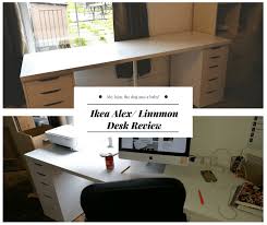The wide variety of minimalist style office desk available in the market to meet the needs and desires of the buyer. Ikea Alex Linnmon Desk Review Me Him The Dog And A Baby