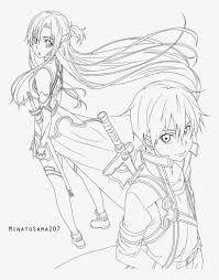 All you need is photoshop (or similar), a good photo, and a couple of minutes. Insider Kirito And Asuna Coloring Pages Sword Art Online Sword Art Online Coloring Png Image Transparent Png Free Download On Seekpng
