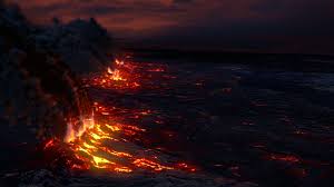 An Artist S Illustration Of The Laki Fire Fountains Of 1783 Credit Life On Fire By Saint Thomas Productions Ht Mountain Wallpaper Volcano Wallpaper Volcano