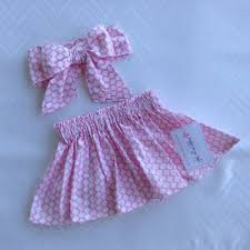 baby skirt toddler skirt skirt bow headwrap baby headwrap hair bow headwrap big bow pink skirt white skirt pink headwrap