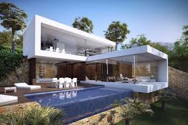 Cgi Product Rendering Of Modern Home With Pool Architecture House Modern House Exterior House Design