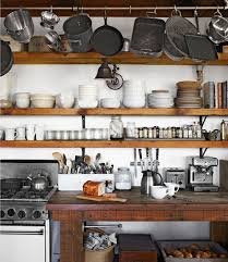 Open Shelf Kitchen Storage Appartement Keuken Keuken Idee Keuken Planken