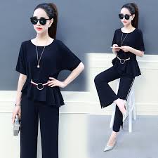 Model desain baju seragam security | bagi masyarakat saat ini, busana sudah bukan lagi berfungsi hanya sebatas menutup badan. Desain Baru Fashion Wanita Baju Baru Sifon Blus Dengan Sabuk Longgar Celana Berkaki Lebar Dua Potong Pakaian Set Vestido O Leher Celana Sesuai Dengan Aliexpress