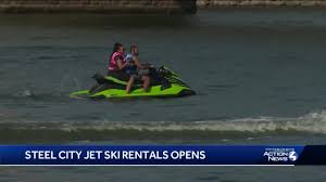 So we decided to go for 30 min and each have our own jet ski. Steel City Jet Ski Rentals Opens In Pittsburgh