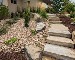 Natural Stone Steps Rock Garden Flagstone offers a natural beauty with all the colors of the rainbow. natural stone steps rock garden