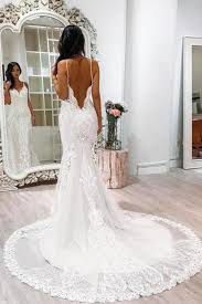 Whatever you're shopping for, we've got it. White Lace Open Back Wedding Dress 50 Off Plykart Com