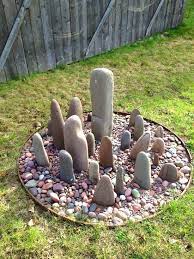 Circle Of Stones Garden Decoration Gardens Gardening Gardenideas Gardeningtips Decorhomeideas Diy Garden Projects Garden Stones Landscape Edging Diy