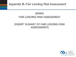 It is recommended that institutions customize the checklist to fit their operations. Senior Leadership Fair Lending Training Ppt Download