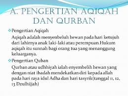 Jelaskan kapan waktu penyembelihan hewan akikah : Assalamu Alaikum Materi Fiqih Kelas Ix Smp Terbuka Ppt Download