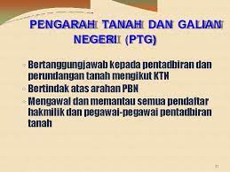 Pentadbiran tanah negeri dan daerah. Sistem Pentadbiran Tanah Di Semenanjung Malaysia Abnorhady Bin