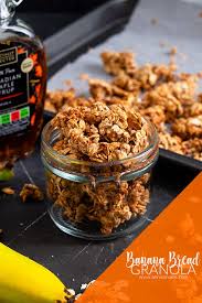 Banana Bread Granola Nut And Sugar Free Recipe Banana Bread Granola Banana Recipes Granola