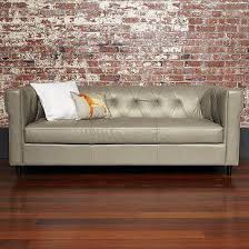 In this instance this makes the sofa more robust and less likely to lose its shape over time. Chester Tufted Leather Sofa West Elm