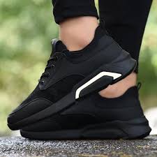 Free shipping & more with skechers plus Running Shoes Mens Black Sports Shoes Size 6 10 Rs 250 Pair Id 21341924055