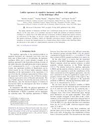 Chapter 2 gives a method for ﬁnding the general solution of any ﬁrst order linear equation. Pdf Ladder Operators In Repulsive Harmonic Oscillator With Application To The Schwinger Effect