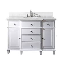 Dune solid surface technology vanity top is durable. Avanity Windsor 49 In W X 22 In D X 35 In H Vanity In White With Marble Vanity Top In Carrera White And White Basin Windsor Vs48 Wt C The Home Depot Marble