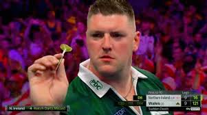 He's playing amazing darts too 🎯