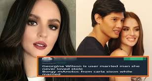 She shared, eto yung email nung nag hack… kaya. A Netizen Accused Georgina Wilson Of Stealing Back Her Ex Boyfriend Borgy Manotoc Even Though She Is Married Now To Arthur Burna Georgina Wilson Georgina Ex Bf