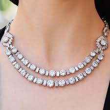 Sometimes A Jewel Just Stops You And Holds You Captive We Are Under The Spell Pearl And Diamond Necklace Diamond Necklace Designs Diamond Necklace Tiffany