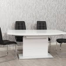Armen living ivan extendable dining table with tempered glass top and brushed stainless steel finish. Seville Extending Table Large Fab Home Interiors