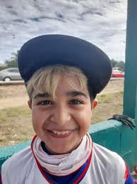 El nuevo luck de Abraham Viera Jr que juega en su nueva categoría Infantil  Mayor