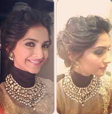 Sonam Kapoor Indian Wedding Hairstyles Indian Bridal Hairstyles Sonam Kapoor Hairstyles