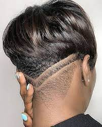 Back Undercut Pixie Style For Black Women Cute Hairstyles For Short Hair Undercut Hairstyles Women Short Hair Styles