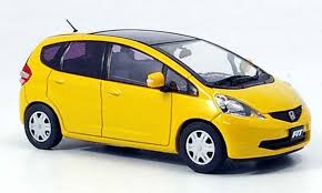 honda jazz fit skyroof yellow 2008 ebbro diecast model car 1 43 honda jazz diecast model cars honda