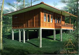 Gambar desain rumah kayu kampung panggung 2 lantai sumber. 70 Desain Rumah Kayu Minimalis Sederhana Dan Klasik Desainrumahnya Com