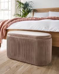 Check spelling or type a new query. Sienna Velvet Storage Ottoman Oxendales