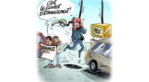 Photo Le dessin de Chaunu : la flambée des prix à la pompe - Saint-Malo