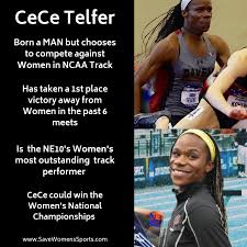 Telfer's manager, david mcfarland, said she would respect the decision. Cece Telfer Is A Male Born Athlete Save Women S Sports Facebook