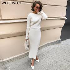 Sleeveless knitwear first in vogue in the 1970s is cropping up all over tiktok, where top australian. Knit 2 Piece Skirt Set Promotions