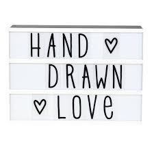 Lightbox Letters And Symbols Set