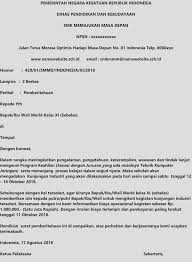 Smk negeri 60 kota bandung. 10 Contoh Surat Pemberitahuan Berbagai Kegiatan Lengkap