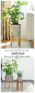 Mix and match them to transform greenery into works of art in your space. West Elm Knock Off Mid Century Planter How I Saved Over 100