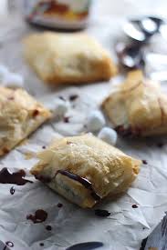 How do you use frozen phyllo dough? Peanut Butter Nutella Phyllo Pockets Cooking For Keeps Recipe Peanut Butter Nutella Nutella Recipes Easy Nutella