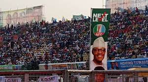 He polled a total of 580,825 votes to defeat alhaji atiju abubakar. Lagos Airport Agog As Nigeria Airways Ex Workers Rally For Buhari S Reelection
