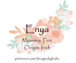 20 most popular irish gaelic baby names today. Baby Girl Name Enya Meaning Fire Origin Irish Www Pinterest Com Designsbyleahc Enya Baby Cool Fantasy Names Female Character Names Pretty Names