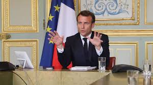 Emmanuel macron visits controversial microbiologist behind the chloroquine craze. In Third Coronavirus Crisis Speech Macron Expected To Warn France Lockdown Must Go On