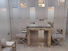 بوف وكراسي موديل رحاب أكوا من تصميم وتنفيذ جلستي المطرزة جوال0506711821 Home Decor Design Decor