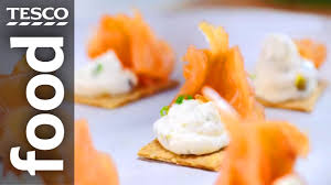 The next morning i make my dill ricotta biscuits and make breakfast sandwiches, filling them with slices of leftover ham, mango chutney and mascarpone. Three Easy Christmas Party Food Ideas From Sortedfood Tesco Food Youtube