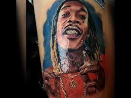 Wiz khalifa wearing angel tattoo (20 of 43). Wiz Khalifa Tattoo Youtube