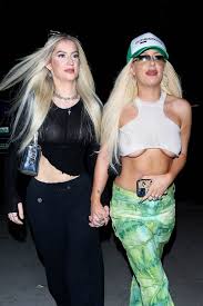 Tana Mongeau Is All Smiles With Bestie Ashly Schwan Outside Boa Steakhouse In West Hollywood California 231021 11