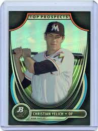 Buy and sell christian yelich at deanscards.com, your no. 2013 Bowman Platinum Tp Cy Christian Yelich Rookie Card Rc Marlins 071919 Christian Yelich Christian Marlins