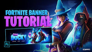 The template makes it possible to coolly design yt by selecting the most suitable background, entering the necessary information. Fortnite Banner Tutorial Photoshop Cinema4d Youtube