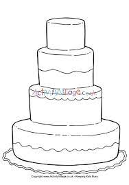Coloring sheet wedding cake coloring pages. Wedding Cake Colouring Page