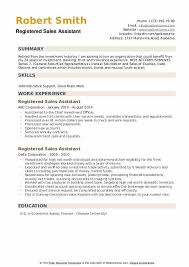 Create, send, and follow up on invoices. Registered Sales Assistant Resume Samples Qwikresume